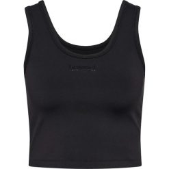 Damski tank top Hummel Hiit Intensity. Czarne topy damskie HUMMEL, bez wzorów, bez ramiączek. Za 240.50 zł.