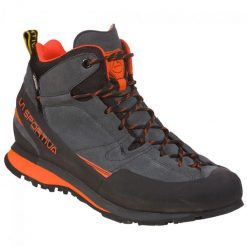 Buty trekkingowe męskie La Sportiva La Boulder X Mid Gtx. Szare buty trekkingowe męskie La Sportiva, z gore-texu, za kostkę, bez zapięcia, trekkingowe, gore-tex. Za 1,058.00 zł.