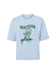 Marc Cain Koszulka Kobiety Bawełna niebieski|wielokolorowy, 42. Niebieskie t-shirty damskie Marc Cain, bez wzorów, z bawełny, bez kołnierzyka. Za 429.95 zł.