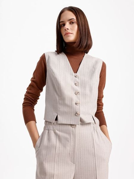 BGN Kamizelka w kolorze szarym rozmiar: 36. Szare kamizelki damskie BGN. Za 56.99 zł.