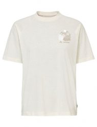 Koszulka damska Cyclist Casual Shirt. Białe bluzki sportowe damskie Vaude, z materiału, bez kołnierzyka, bez ramiączek. Za 189.00 zł.