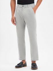 Drykorn Męskie spodnie plisowane - Chasy Mężczyźni szary jednolity, 32-32. Szare spodnie materiałowe męskie Drykorn, bez wzorów, z bawełny, eleganckie. Za 749.95 zł.