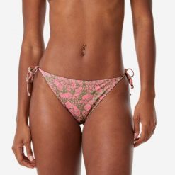 Dół kostiumu kąpielowego damski Roxy Tie Side. Zielone bikini damskie Roxy, bez wzorów. Za 129.99 zł.