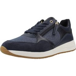 Buty GEOX D BULMYA Niebieski. Niebieskie obuwie trekkingowe damskie Geox. Za 241.99 zł.