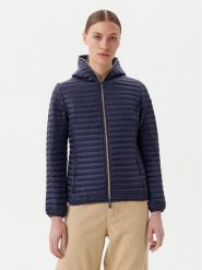 Save The Duck Kurtka przejściowa D33620W IRIS20 Granatowy Regular Fit. Niebieskie kurtki damskie SAVE THE DUCK, bez wzorów, z syntetyku, bez kaptura. Za 399.99 zł.
