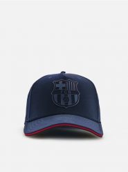 Czapka FC Barcelona - granatowy. Niebieskie czapki męskie Reserved, bez wzorów. Za 99.99 zł.