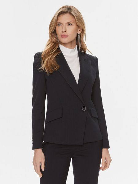 Boss Marynarka Jarinara 50505951 Granatowy Regular Fit. Niebieskie marynarki i żakiety damskie Boss, bez wzorów, z syntetyku. Za 1,129.00 zł.