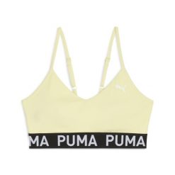 Damski stanik MOVE PUMA STRONG PUMA. Żółte biustonosze Puma, bez wzorów. Za 129.00 zł.