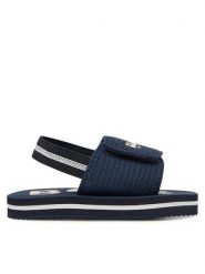 BOSS Sandały J53242 M Granatowy. Niebieskie sandały chłopięce Boss, z syntetyku, bez zapięcia. Za 149.99 zł.