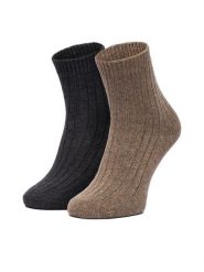 Nine West Skarpety długie CEO_LA_NW_12744_Z_AW26 (2-PACK) Brązowy. Brązowe skarpetki damskie Nine West, bez wzorów, z nylonu. Za 39.99 zł.