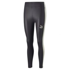 Legginsy damskie Puma T7 SHINY. Czarne legginsy damskie Puma, xs, bez wzorów. Za 133.99 zł.