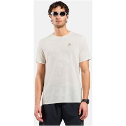 Koszulka z krótkim rękawem męska ODLO T-shirt crew neck s/s ZEROWEIGHT. Brązowe bielizna termoaktywna męska Odlo, m, z materiału, bez ramiączek, do biegania. Za 269.99 zł.