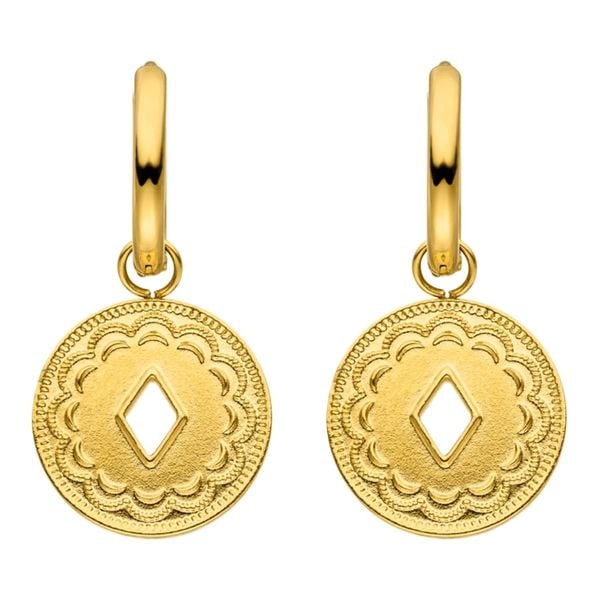 Purelei Purelei Kolczyki Lolani Kolczyki koła 1 ct Damski. Czerwone kolczyki damskie Purelei, srebrne. Za 149.19 zł.