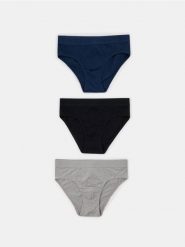 Majtki slipy 3 pack - wielobarwny. Slipki męskie Sinsay, bez wzorów. Za 19.99 zł.