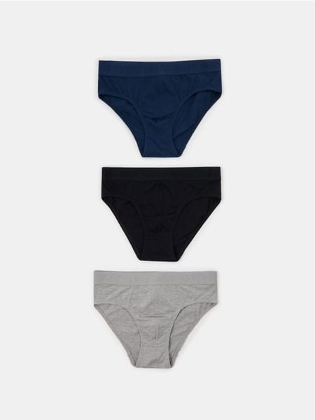 Majtki slipy 3 pack - wielobarwny. Slipki męskie Sinsay, bez wzorów. Za 19.99 zł.