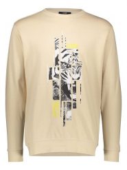Cavalli CLASS Bluza w kolorze beżowym rozmiar: M. Brązowe bluzy bez kaptura męskie Cavalli Class, m, z bawełny. Za 131.74 zł.