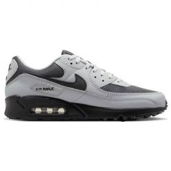 Buty do chodzenia męskie Nike Air Max 90. Szare buty sportowe na co dzień męskie Nike, z gumy, bez zapięcia, trekkingowe, nike air max. Za 702.00 zł.
