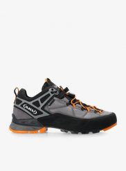 Buty podejściowe męskie AKU Rock DFS II GTX. Szare buty trekkingowe męskie Aku, z gore-texu, bez zapięcia, wspinaczkowe, gore-tex. Za 930.59 zł.