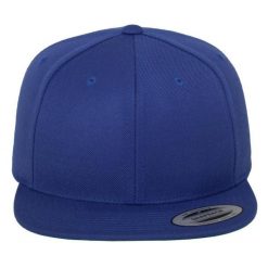 Klasyczna Czapka Z Daszkiem. Czarne czapki męskie FLEXFIT, bez wzorów, z materiału, klasyczne. Za 65.99 zł.