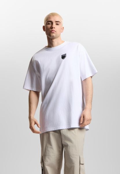Koszulka sportowa męska Prosto Shield Splash z krótkim rękawem. Białe t-shirty sportowe męskie Prosto., m, z bawełny, bez ramiączek. Za 115.99 zł.