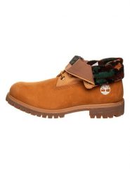 Timberland Skórzane botki "Rolltop" w kolorze jasnobrązowym rozmiar: 41. Brązowe buty zimowe męskie Timberland, bez zapięcia. Za 340.18 zł.