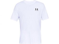 Lewy T-Shirt Under Armour Sportstyle Dorosłych. Białe t-shirty męskie Under Armour, l, bez wzorów, z bawełny, bez kołnierzyka. Za 111.00 zł.