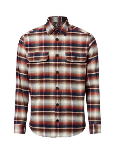 Nils Sundström koszula casual Mężczyźni Regular Fit Bawełna niebieski|czerwony|wielokolorowy, XL. Czerwone koszule męskie Nils Sundström, m, bez wzorów, z bawełny, bez kołnierzyka, bez ramiączek. Za 229.95 zł.