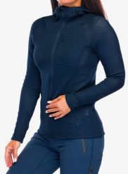 Bluza do biegania damska Houdini Pace Flow Houdi. Niebieskie kurtki do biegania damskie Houdini, l, bez wzorów, z materiału, bez kaptura. Za 748.45 zł.