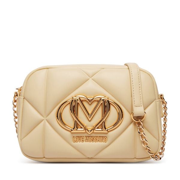 Torebka LOVE MOSCHINO. Brązowe listonoszki damskie Love Moschino, bez wzorów, bez dodatków. Za 879.99 zł.
