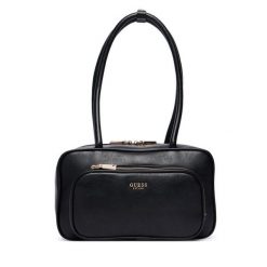 Torebka Guess. Czarne torebki klasyczne damskie Guess, z aplikacjami, bez dodatków. Za 494.99 zł.