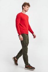 Sweter męski wełniany AERONAUTICA MILITARE. Swetry męskie AERONAUTICA MILITARE, l, bez wzorów, z wełny, bez kołnierzyka. W wyprzedaży za 497.07 zł.