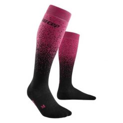 Męskie skarpety kompresyjne sportowe z merino CEP Snowfall. Czarne skarpetki męskie CEP, bez wzorów, z elastanu. Za 199.00 zł.