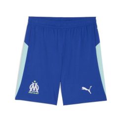Męskie szorty Olympique Marsylia 25/26 PUMA. Niebieskie szorty męskie Puma, bez kołnierzyka. Za 199.00 zł.