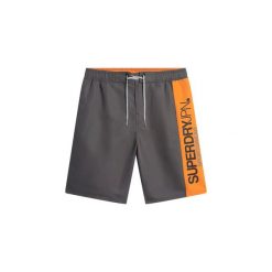 Spodenki surfingowe Superdry Sportswear. Szare szorty sportowe męskie Superdry., s, z materiału. Za 279.65 zł.