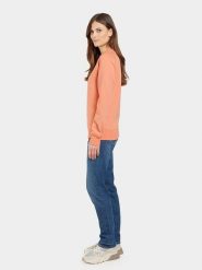 Didriksons Bluza "Fyn" w kolorze pomarańczowym rozmiar: 36. Pomarańczowe bluzy bez kaptura damskie Didriksons, z bawełny. Za 158.10 zł.
