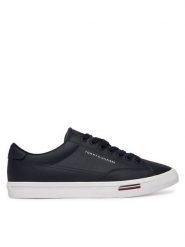 Tommy Hilfiger Tenisówki Vulc Core Rwb Long Lace Lth FM0FM05814 Granatowy. Niebieskie trampki i tenisówki męskie Tommy Hilfiger, bez wzorów, ze skóry, bez zapięcia. Za 409.99 zł.