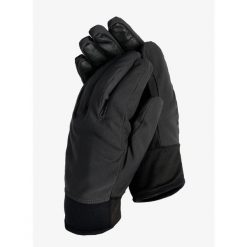 Rękawiczki Black Diamond Midweight Softshell Gloves. Czarne rękawiczki damskie Black Diamond, bez wzorów, z softshellu. Za 131.99 zł.