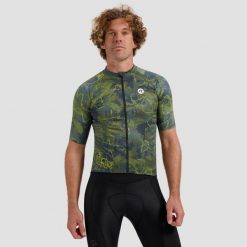 Koszulka rowerowa męska Rogelli Essential Graphic II. Niebieskie t-shirty sportowe męskie Rogelli, m, bez ramiączek, rowerowe. Za 278.00 zł.