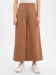 Weekend Max Mara Spodnie Kobiety Bawełna brązowy, 42. Brązowe spodnie materiałowe damskie Weekend Max Mara, bez wzorów, z bawełny. Za 999.95 zł.