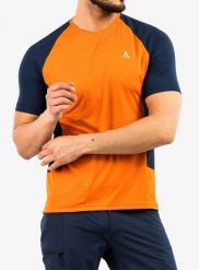 Koszulka rowerowa Schoffel Shirt Auvergne. Brązowe t-shirty sportowe męskie Schöffel, s, z bawełny, bez ramiączek, rowerowe. Za 192.49 zł.