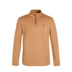 Sweter 1/4 zip Protest Will. Brązowe swetry męskie Protest, na zimę, bez wzorów, bez kołnierzyka. Za 186.97 zł.