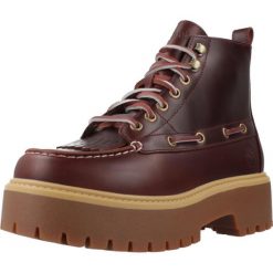 TIMBERLAND STONE STREET MID LACE Bordeaux. Czerwone obuwie trekkingowe damskie Timberland. Za 661.75 zł.