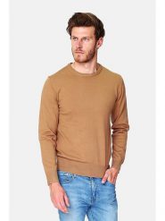 C& Jo Sweter w kolorze karmelowym rozmiar: 50. Brązowe swetry męskie C& Jo, bez wzorów, z kaszmiru, bez kołnierzyka. Za 195.77 zł.