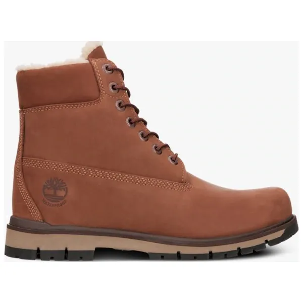 Timberland Radford Warm Linedboot Wp buty męskie, brązowy, rozmiar 45. Brązowe buty trekkingowe męskie Timberland, z gumy, bez zapięcia, outdoorowe. W wyprzedaży za 559.99 zł.