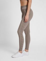 Damskie legginsy ze średnim stanem Hummel TE Christel. Szare legginsy damskie HUMMEL, xs, bez wzorów, z dzianiny. Za 184.00 zł.