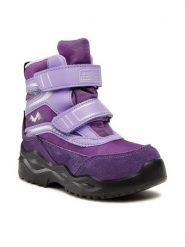 Sprandi Śniegowce CP91-AW22-22760(IV)DZ Fioletowy. Fioletowe kozaki dziewczęce Sprandi, bez wzorów, z materiału, bez obcasa. Za 119.99 zł.