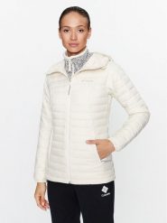 Columbia Kurtka puchowa Silver Falls™ Hooded Jacket Écru Regular Fit. Szare kurtki damskie Columbia, xs, bez wzorów, z puchu, bez kaptura. Za 409.99 zł.