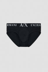 ARMANI EXCHANGE Granatowe slipy. Niebieskie slipki męskie Armani Exchange, bez wzorów. W wyprzedaży za 92.99 zł.