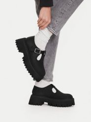 G-Star Raw Półbuty CEO-WI34-MANYA-07 Czarny. Czarne półbuty damskie G-Star, bez wzorów, z nubiku, retro, bez obcasa, na płaskiej podeszwie. Za 349.99 zł.