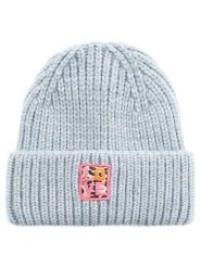 Zwillingsherz Czapka "Leo & Love" w kolorze błękitnym rozmiar: onesize. Niebieskie czapki zimowe damskie Zwillingsherz, z materiału. Za 114.17 zł.